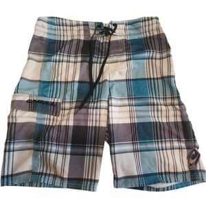 O'Neill Checkered Plaid Swim Shorts Trunks